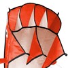 IMAGE 3D Kite Large Orange Dolphin Breeze Beach Kites with