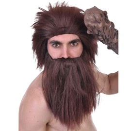 Dr Toms Caveman Wig & Beard Set