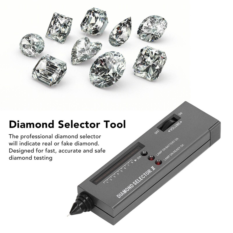 Diamond Selector Tester Pen High Accuracy Professional with 30X LED