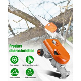 Gear Head Gearbox Fit for Stihl HT73 HT75 HT100 HT130 HT131 HT250 KM90 KM110 KM130 FS85 WT Spur Sprocket 3/8-6T Pruner Pole Saw Tree Cutter, Replace 4182 200 0070 4138 205 0008