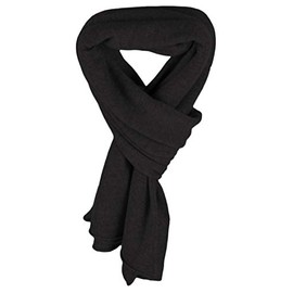 Love Cashmere Women's 100% Cashmere Wrap Scarf - Charcoal Gray - hand made in Scotland