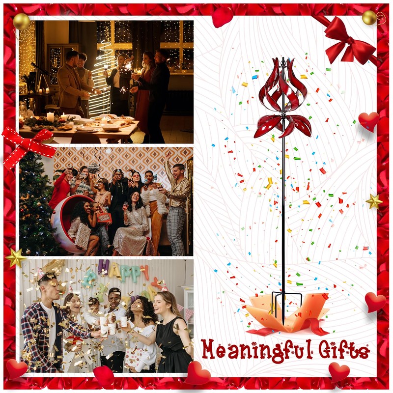 Winwindspinner, Yard Garden Wind Spinner - Large Outdoor Wind Sculptures