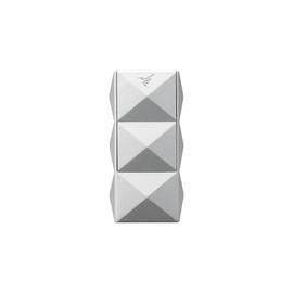 Colibri Quasar II Double Flame Lighter with Punch - Silver