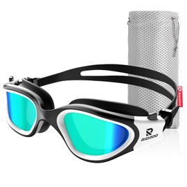 RIOROO Swimming Goggles Adult Polarised Swimming Goggles Suitable for Women and Men / Leak-Free / Clear Wide Angle / UV Resistant / Anti-Fog Comfortable Teenager Swimming