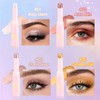 Erinde Eyeshadow Stick Jelly Eye Shadow, Creamy Smooth, Waterproof Smudge