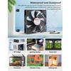 Wathai 120mm x 25mm Waterproof Small Box Fan IP67 12V