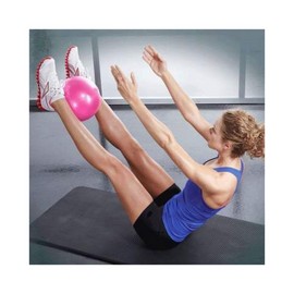 Sun & Sia 2 Yoga Balloons and Fitness Size 25 cm Pink and Grey - Suitable for Children and Adults - Pilates Balloons - Highest Quality