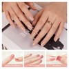 Danni & Toni Semi-Cured Gel Nail Stickers (Simply Sand), Nude