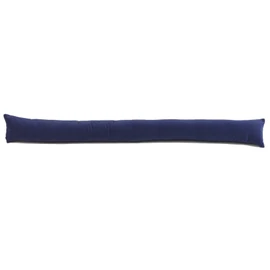 Classic Home Store Royal Blue Velvet Draught Excluder French Patio Door Extra Long Soft Cotton Draft Stopper (5ft)