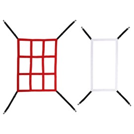 Pack of 2 Baseball Practice Net, Adjustable Strike Zone Net Baseball Practice Net with Strike Zone Baseball Strike Zone Net for Exercise Accuracy, Training, Throwing