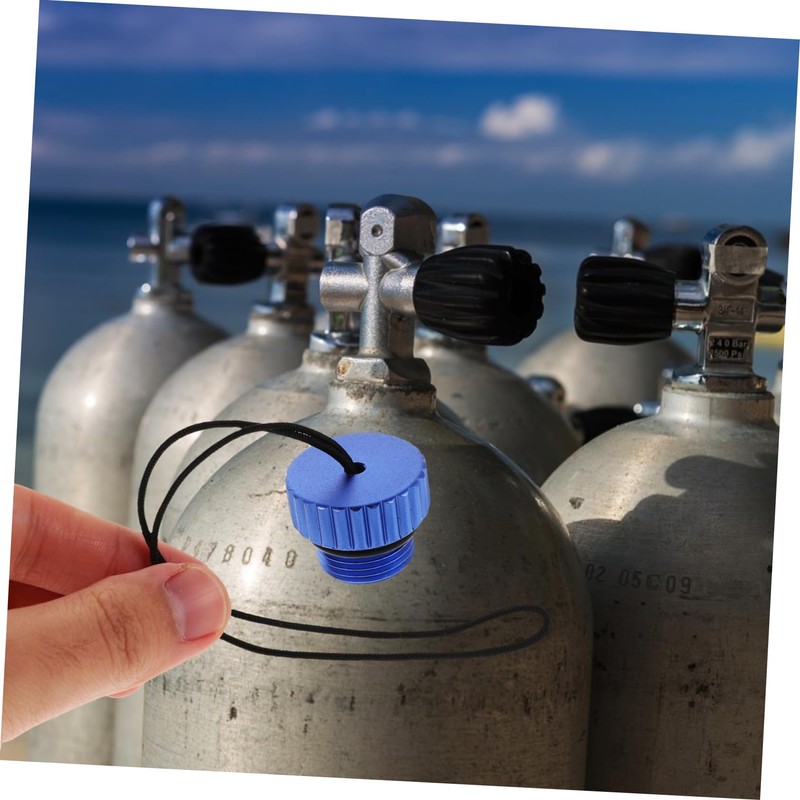 BESPORTBLE Oxygen Bottle Dust Plug Scuba Tank Valve Cap Air