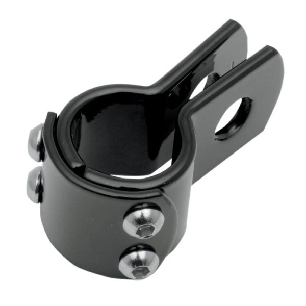 Drag Specialties Motorcycle 1 1/2" Three-Piece Frame Clamp Black