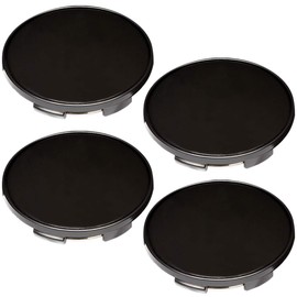 Negues Wheel Center Cap, 2.7 inches (68 mm), Bore Diameter, 2.5 inches (63 mm), 4 Pieces, Universal Product, 3 Colors, Black & Carbon Pattern