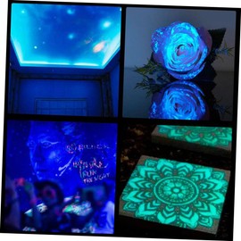 Operitacx 15g Glow in The Dark Paint Set 5pcs Neon Luminous Pigments for Diy Parties