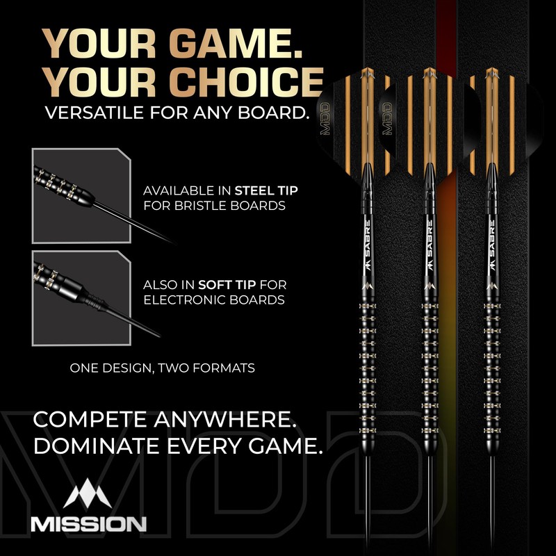 Mission | Mike De Decker Darts | Steel Tip |