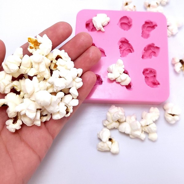 Popcorn Silicone Mold 9 cavities Wax mold Resin mold Soap