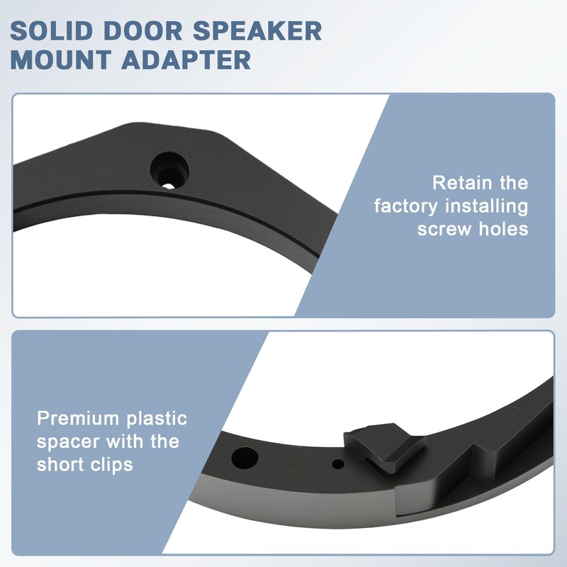 Fiegromech 6.5 Solid Door Speaker Adapter for Honda Acura