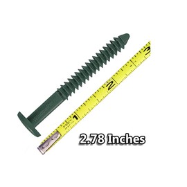 Window Shutters Panel Peg Lok Pin Pegs Screws Spikes 3 inch 32 Pack Fasteners (Forest Green) Exterior Vinyl Shutter Hardware Strongest Made in USA