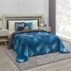 Colchas Elefantito Cobertor Con Borrega King Size Azul Térmico Citrino