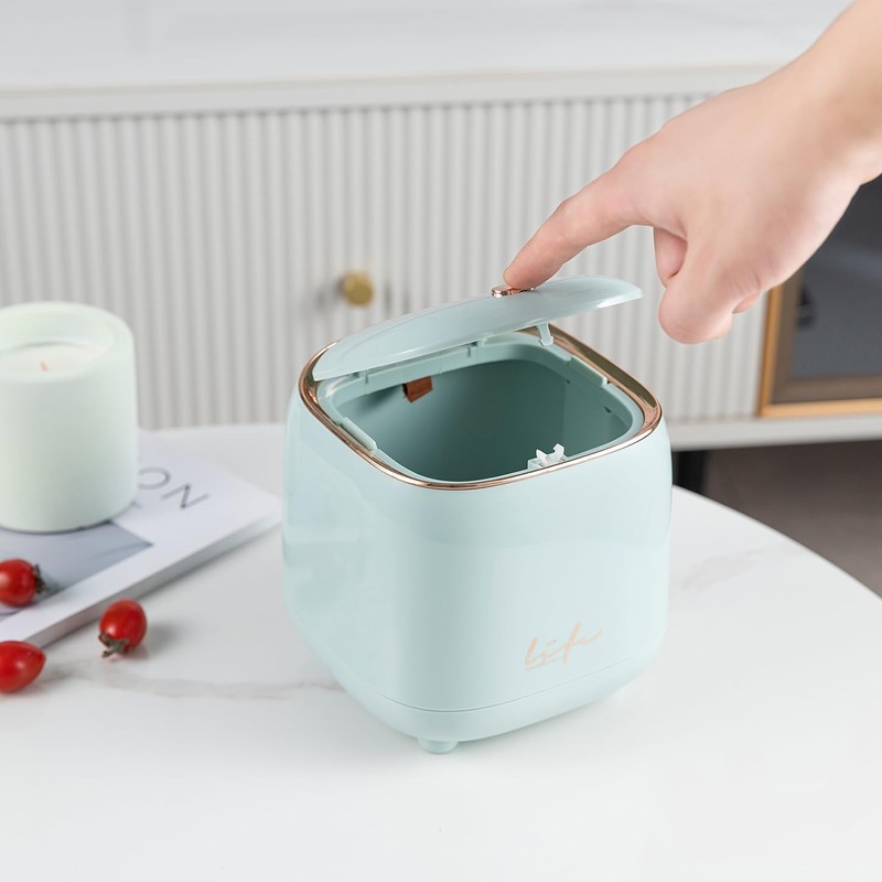diyannuo Plastic trash can creative mini desktop trash can, with