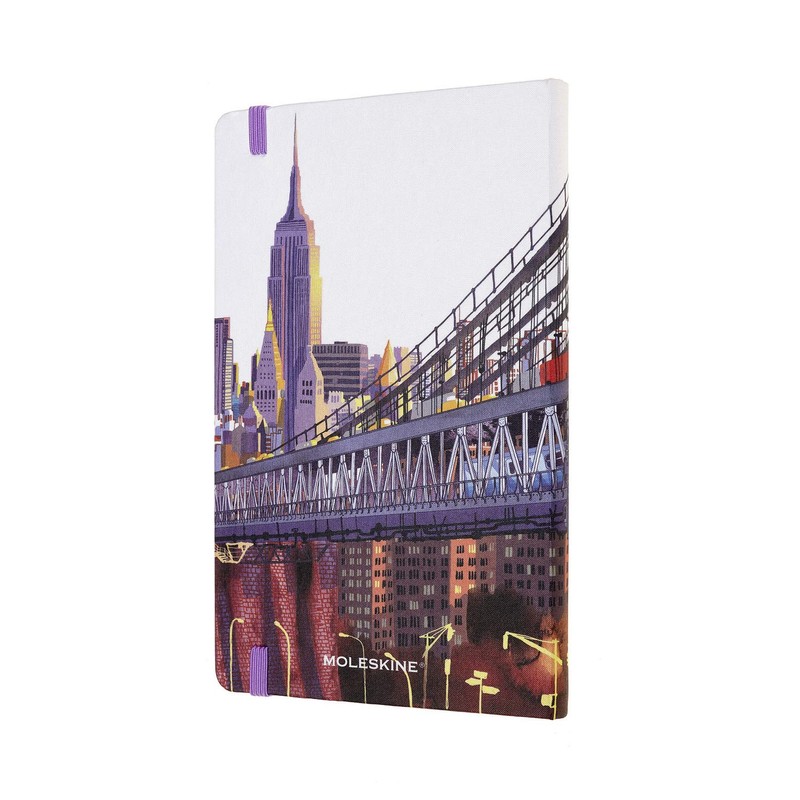 Moleskine I Am New York Notebook Large Ruled Lined White