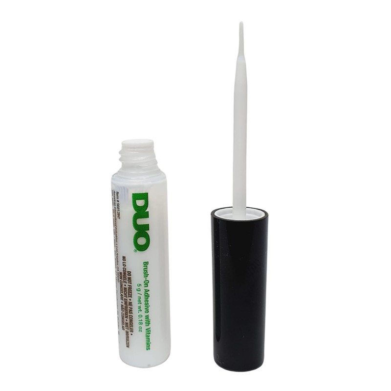 Colla DUO resistente all'acqua per ciglia e sopracciglia, inodore, vegana