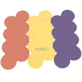 Neoprene Collars Clone Inserts for 3 inch Net Pots Purple Orange Yellow Pack of 24