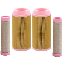 2 Set of TONNISI A-11100-2 Inner & Outer Air (H&V) Filter Kit Replaces K3181-82250 & K3181-82240, C11100 & CF100 Compatible with Kubota ZD323 ZD326 ZD331 Zero Turn Lawn Mowers