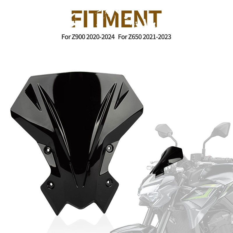 Windshield for Z900 - PSLER Windshield Windscreen Baffle Air Wind