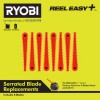 Ryobi REEL EASY+ Serrated Blade Replacements (8-Pack) for RYOBI Trimmers