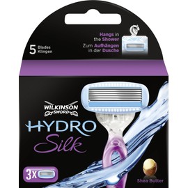 Wilkinson Sword Hydro Silk Razor Blades for Women, Pack of 3