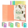 Pack of 24 A4 Plastic File Folders Sturdy with Name
