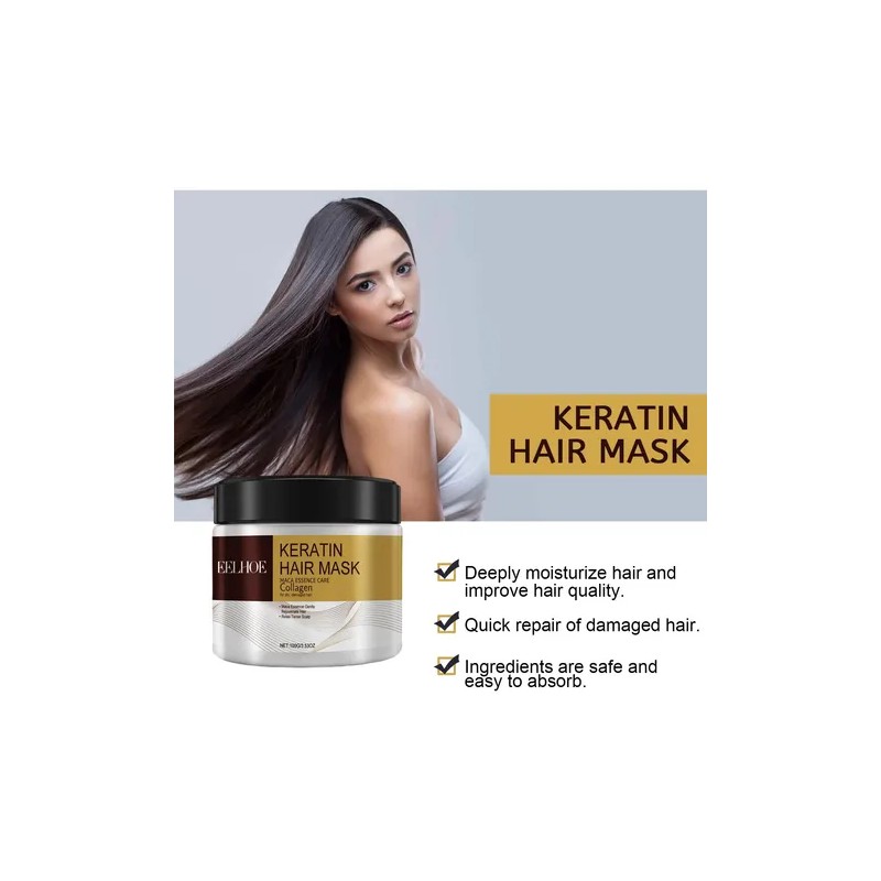 Mascarilla De Cabello Eelhoe Maca Power Colágeno Original