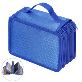 Pencil Case 4 Compartments Pencil Case Large Capacity Pencil Case 72 Slots Pencil Case Pens Organiser School Pencil Case Stationery Pen Bag for Children Adults