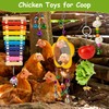 BNOSDM 5 Packs Chicken Xylophone Toy for Hens Chicken Mirror