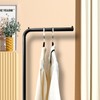 Aolohomy Metal Coat Rack, Modern Clothing Tree with Heavy-weight Slate