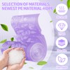 4 Gallon 400PCS Lavender Scented Drawstring Trash Bags,Floral Printed Design,Thick