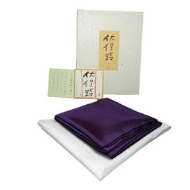 茶道具 Piece Extra (Over)/Silk Fabric (100% Silk) Purple for Men