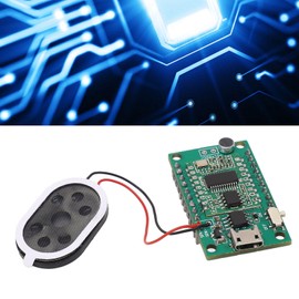 PenRux AI Intelligent Voice Recognition Module, Offline Speak Control Development Board with Micro USB Interface, USB Sound Card for Various Peripherals, Relays, LED Lights, PWM Dimming