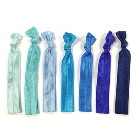 allydrew Assorted Ribbon Hair Ties Ponytail Holders, Ice