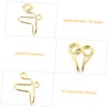 SAFIGLE 10pcs False Nose Ring Nose Clip Fake Nose Rings