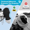 Full Boat Motor Cover,1200D Outboard Motor Cover with Lining Cotton
