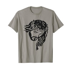 Face of Jesus Christ w/ Crown of Thorns (Christian T-Shirt) T-Shirt