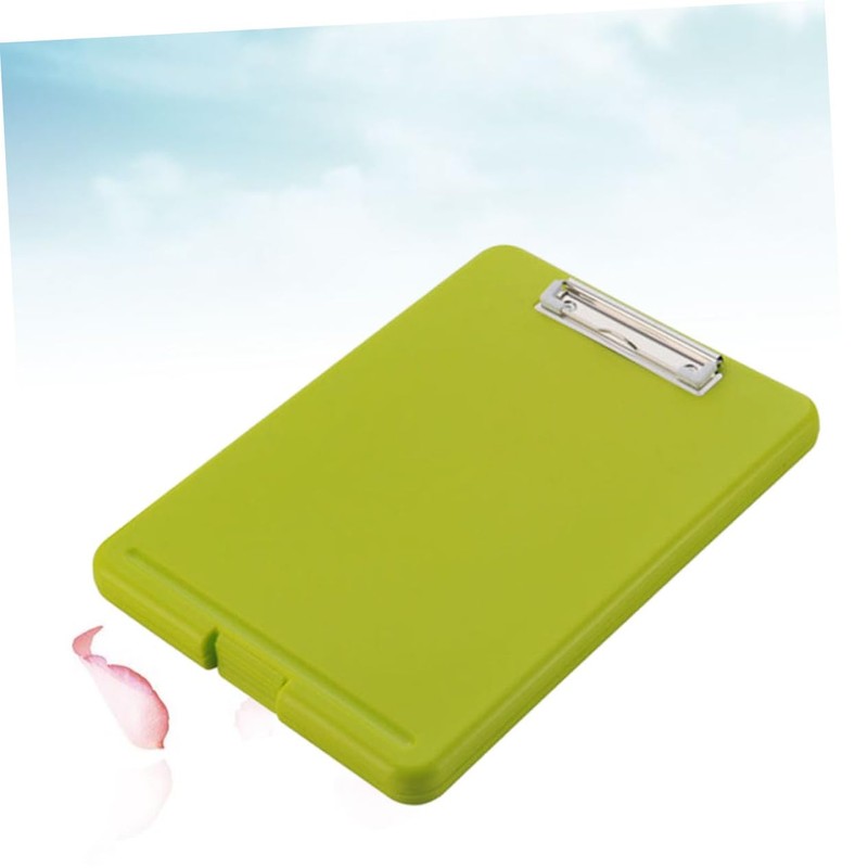 Operitacx Clip Board Storage Box Plastic Clipboard Folio Paper Holder