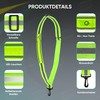 LED Reflective Running Belt, Lightweight High Visibility Night Safety Strap