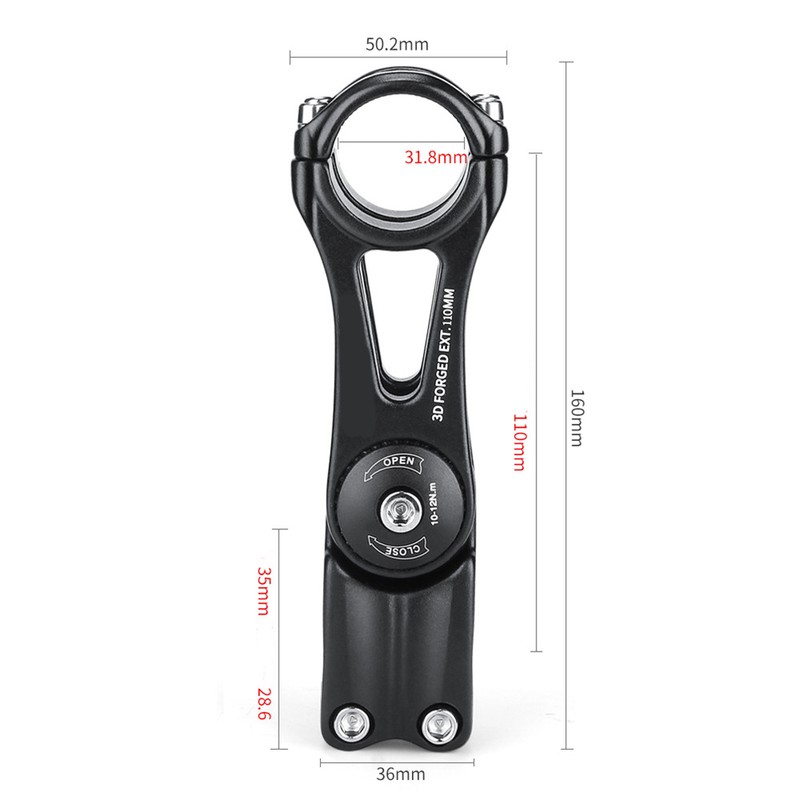 Stem Handlebar Stem Bike Fork Stem Adjustable ± 85° Handlebar