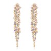 EVER FAITH Wedding Rhinestone Crystal Art Deco Statement Earring, Banquet