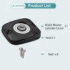 LE LEFOSSI Front Brake Master Cylinder Fluid Reservoir Cover Cap