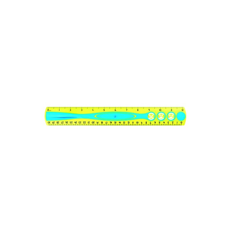 Maped Kidy'Grip Dual Graduations 12 inch Ruler (278611) by Maped