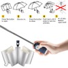 FDJASGY Silver Coating Layer Fabric Blocking UV 99.9% Sun Umbrella